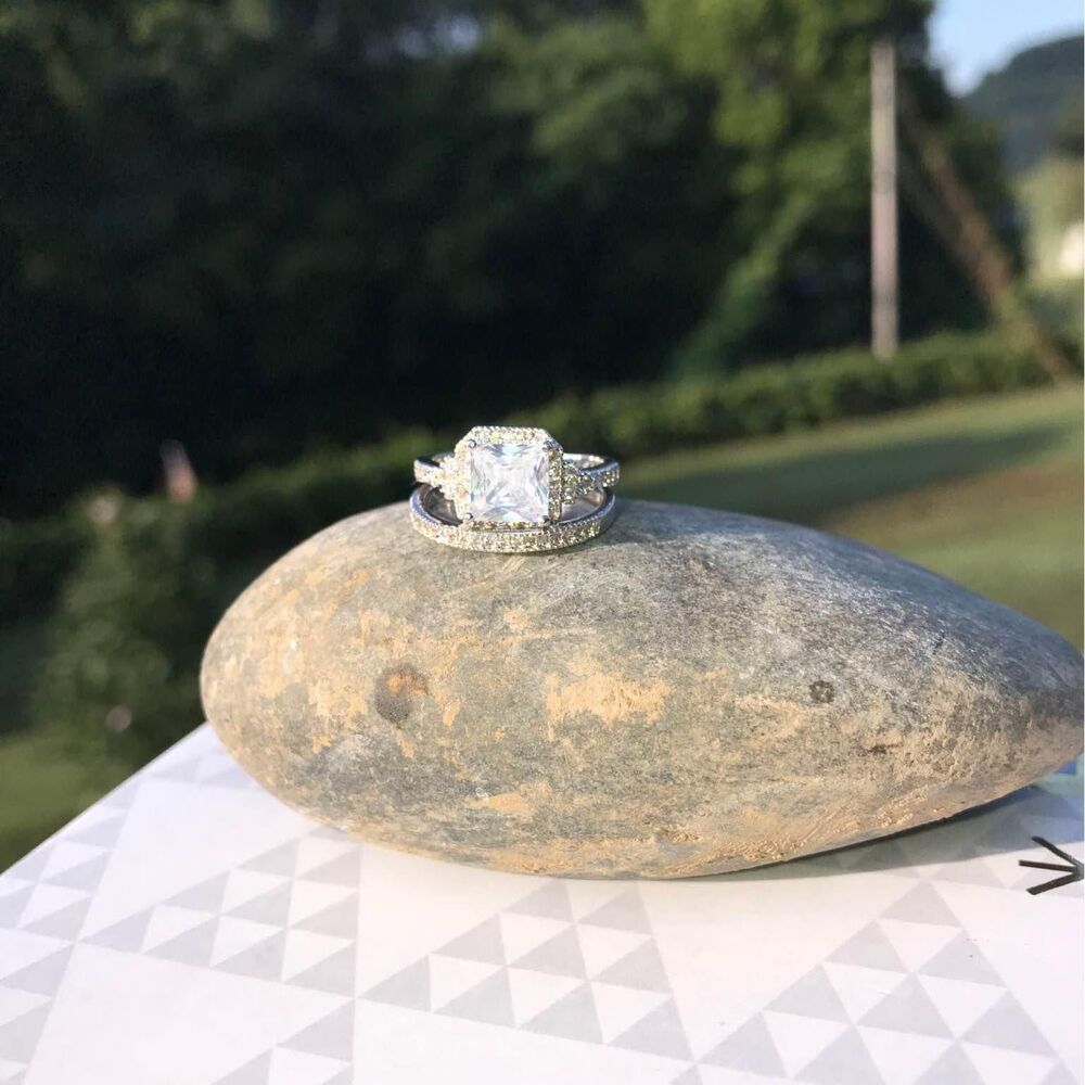 Beautiful .925 Silver rings Size 10